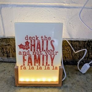 Holiday Light-Up Sign Christmas Gift